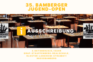35. Bamberger Jugend Open – Anmeldung geöffnet